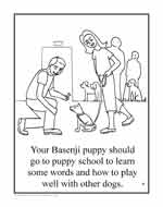 Coloring page 5: Where do basenjis come from?