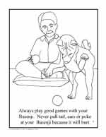 Coloring page 8: Wrinkles and ears