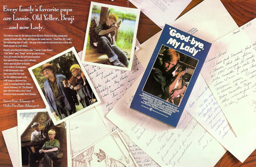 Advertising Good-Bye My Lady 2010 release