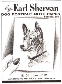 1965 Basenji note cards