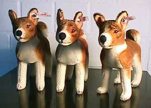 Photo of Steiff Basenjis