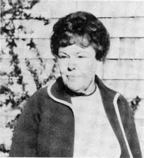 Mary Phemister with one of her early Basenjis