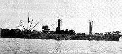 The American-West African Line freighter West Lashaway under way